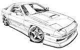 1/24 Sパッケージ Ver.R No.93 BNスポーツ FC3S RX-7
