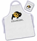 Colorado Golden Buffaloes Tailgate Barbecue (BBQ) Grilling Apron/Mitt Set NCAA