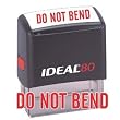 DO NOT BEND Red Office Stock Self-Inking Rubber Stamp