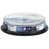 Philips BD-R 6X 25GB White Inkjet Printable 25PK in Spindle