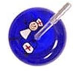 Stick Nurse Ultrascope Stethoscope - Royal Blue Background w/ Pediatric Head & Hot Pink Tubing