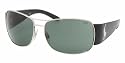 Polo PH3042 900171 Sunglasses Matte Silver Frame With Gray Green Lens Size 64-15-135