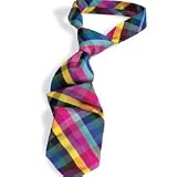 Shantung Plaid Tie