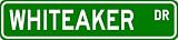 WHITEAKER Street Sign ~ Personalized Family Lastname Sign ~ Gameroom, Basement, Garage Sign ** - B000N17WPW