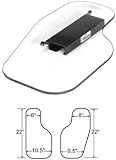 Standard Half Wheelchair Tray - Trimline - Fixed -