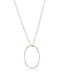 Gauge Gold-Filled Bubble Monogram Mini-O Pendant Necklace