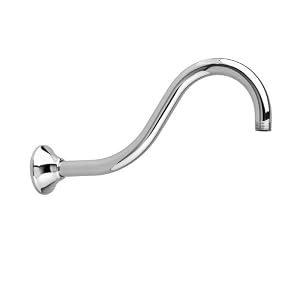 American Standard 1660.198.002 12-Inch Wall Mount Shepherd's Crook Shower Arm with 1 2-Inch NPT... by