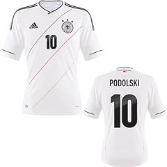Adidas DFB Home Jersey Podolski White L07726