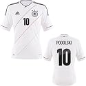 Adidas dfb home podolski y dfb weiss/black/