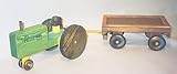 Wooden Play Farm Series & Accessories - Special = Tractor + Wagon