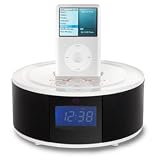 OT1060 Audio System Alarm Clock FM Radio for All Generation iPod w remote control white color Electronics clock radio