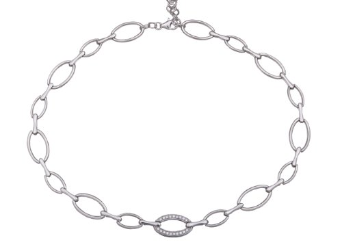 Alvina Damen-Halskette 925 Sterlingsilber mit Zirkonia 45 cm ZK-2740 Preisvergleich