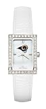 St. Louis Rams Ladies Allure Watch White Leather Strap