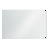 THE BOARD DUDES GlassX Frosted Glass Dry Erase Board, 35 x 23, Unframed
