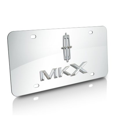 Lincoln MKX Chrome Stainless Steel License Plate