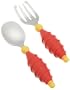 Gerber Graduates BPA Free 2 Pack Safety Fork and Spoon Set, Colors May Vary