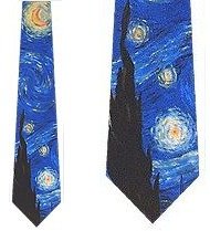 Starry Night Ties Art Vincent van Gogh Neck Ties