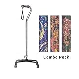 Drive Medical Aluminum Cane With Offset Handle Foam Rubber Grip - 6 ea