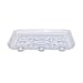 Curtis Wagner Clear Carpet Saver Heavy Duty Square Plant Saucer (14