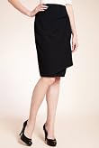 Autograph Front Drape Pencil Skirt [T50-3662-S]