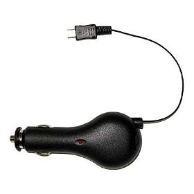 Retractable Cell Phone Car Charger for Motorola Droid A855 / CLIQ [Accessory Export Packaging]