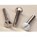 Morris Products 30730 Painted Plate Screw, Ivory, 1" Size, 6-32 (Pack of 100)