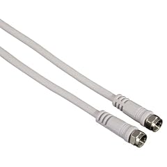 Hama SAT-Anschlusskabel (F-Stecker auf F-Stecker, 1,5m) [Amazon Frustfreie Verpackung]