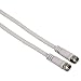 Hama SAT-Anschlusskabel (F-Stecker auf F-Stecker, 1,5m) [Amazon Frustfreie Verpackung]