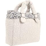 Juicy Couture Leopard Reversible Puff Bag Purse Tote Deep Slate