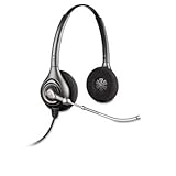 Plantronics SupraPlus Binaural Over-the-Head Wideband Headset Rich natural  ....
