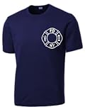 MALTESE CROSS W/FDNY-KEEP BACK 200 FEET ON BACK T-SHIRT