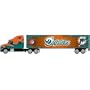 Miami Dolphins NFL 2009 1:80 Tractor Trailer Diecast