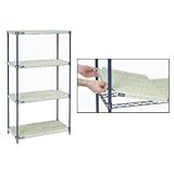 Vented Plastic Shelving 54x24x54 Nexelon Finish