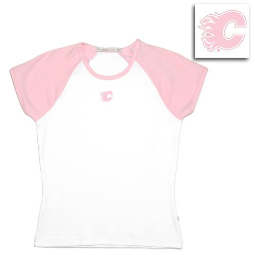 Antigua Calgary Flames Women's All-Star T-Shirt - CALGARY FLAMES PINK Small