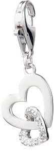 Esprit Damen-Charm Herzen 925 Sterling Silber 4428200