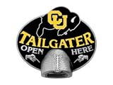 Bergamot 40090 Colorado Buffaloes Tailgater Bottle Opener Hitch Cover 9x4x6-in.