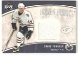 2005-06 Upper Deck Ice Frozen Fabrics #FFCP Chris Pronger - Edmonton Oilers (Piece of Authentic Jersey ) (Hockey Cards)