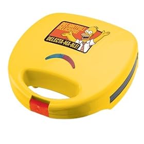Simpson Yellow and Red Sandwich Toaster