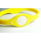 Power Balance Silicone Wristband Bracelet --(Color:yellow; Size: S)