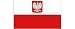 flag 150x90 cm Polen mit Adler