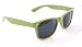 Vintage Colored Wayfarers Sun Glasses, Lime Green w/ Case