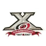 Carolina Hurricanes 10th Anniversary Patch
