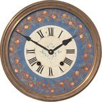 Regency French Country Blue 14 Wall Clock by Timeworks