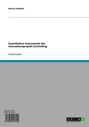 Quantitative Instrumente des Innovationsprojekt-Controlling (German Edition)