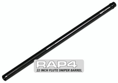 Rap4 Paintball 22" Flute Sniper Barrel - Tippmann 98 Thread