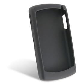 Blackberry 8800 8820 8830 PDA OEM Original Rubber Black Skin Case