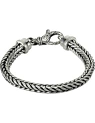 925 Sterling Silver Sterling 7Mm Foxtail Bracelet