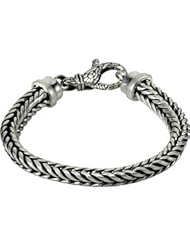 925 Sterling Silver Sterling 7Mm Foxtail Bracelet