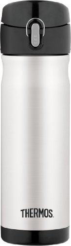 Thermos 16 ounce stainless steel commuter bottle, stainless steel