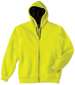 Big Mens Heavyweight Full Zipper Hooded Sweatshirt with Thermal Lining by CornerStone[tm] (Big & Ta